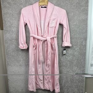 Lauren Ralph Lauren Recycled Poly Dalton Women's Fleece Pink Robe Size Small
